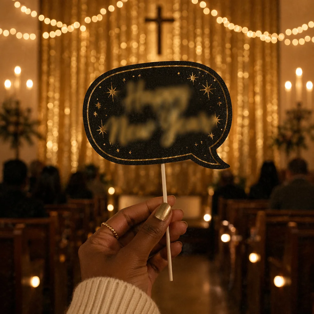 Midnight Church Watchnight Celebration Prop