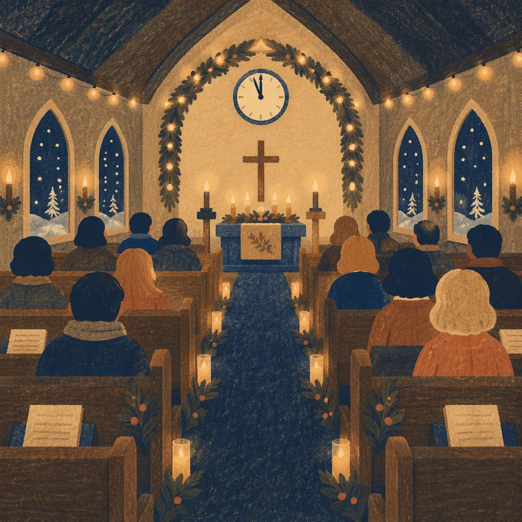 Midnight New Year Watchnight Church Service