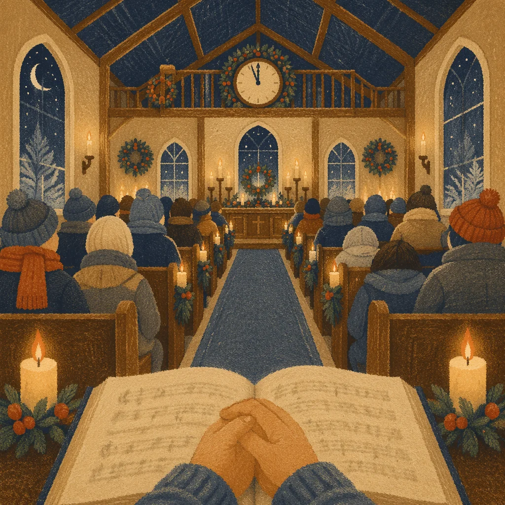 New Year Watchnight Service in Wooden Chapel