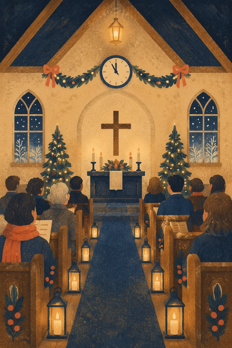Midnight New Year Watchnight Church Service
