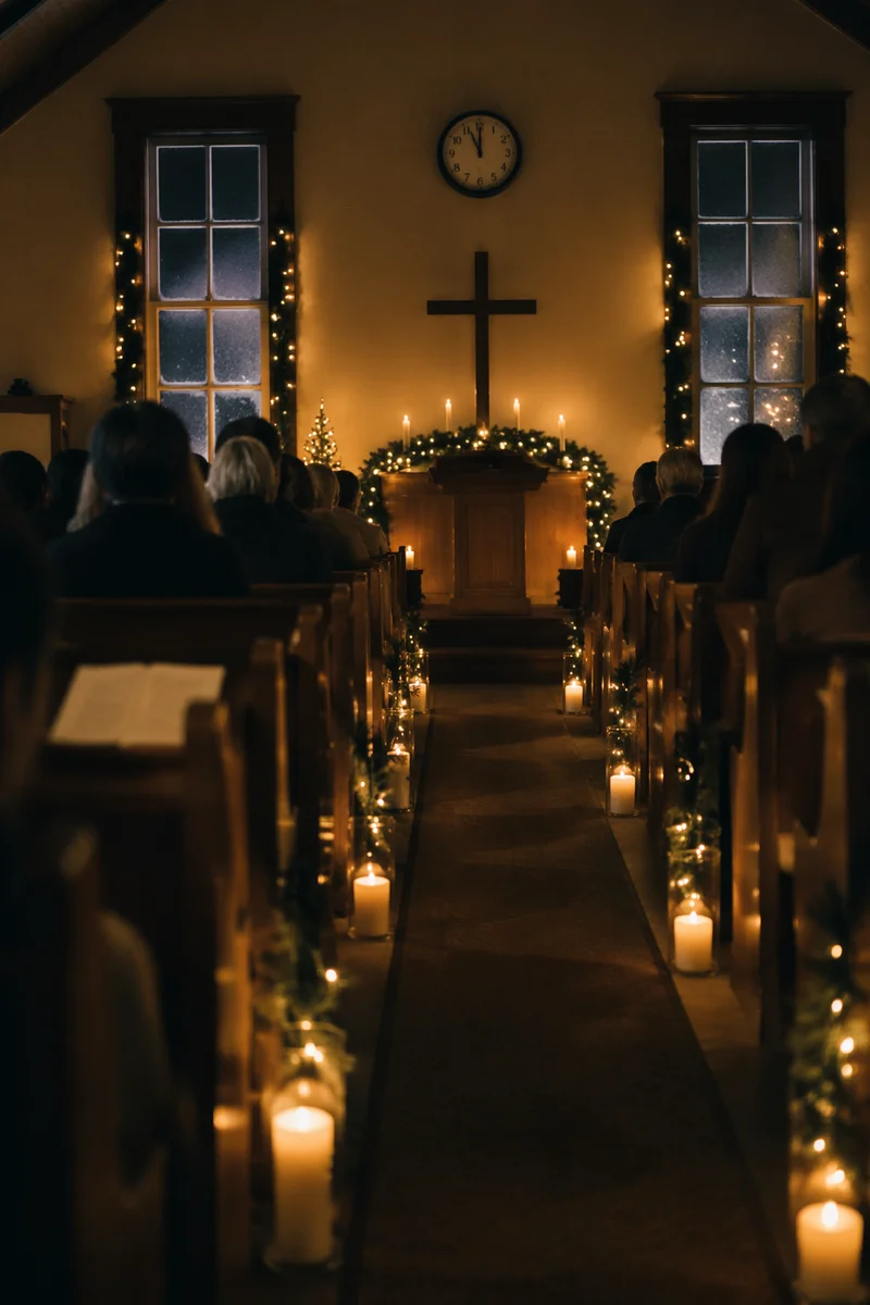 Midnight Watchnight Service in Neighborhood Church