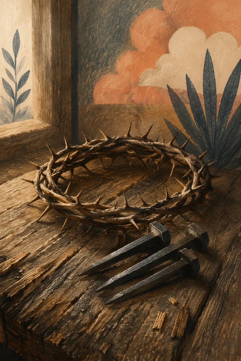 Crown of Thorns with Iron Nails