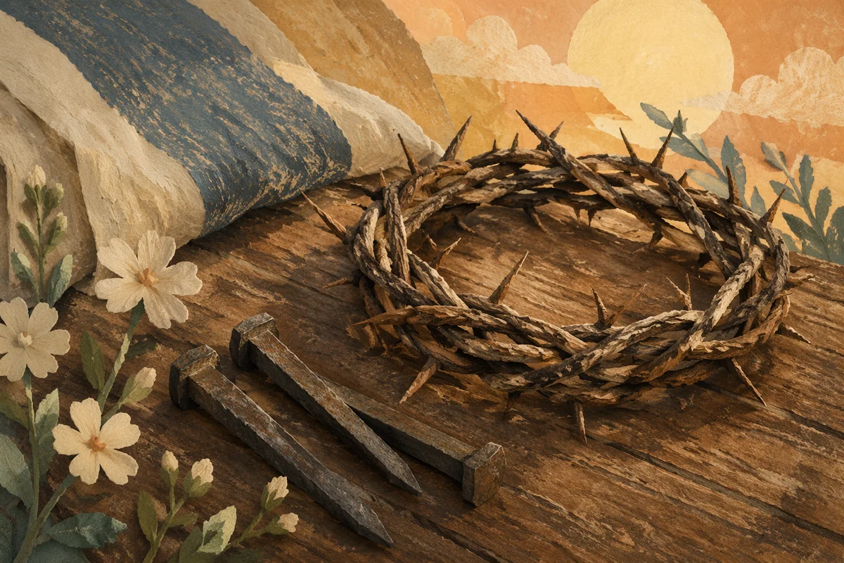 Crown of Thorns and Nails Easter Reflection