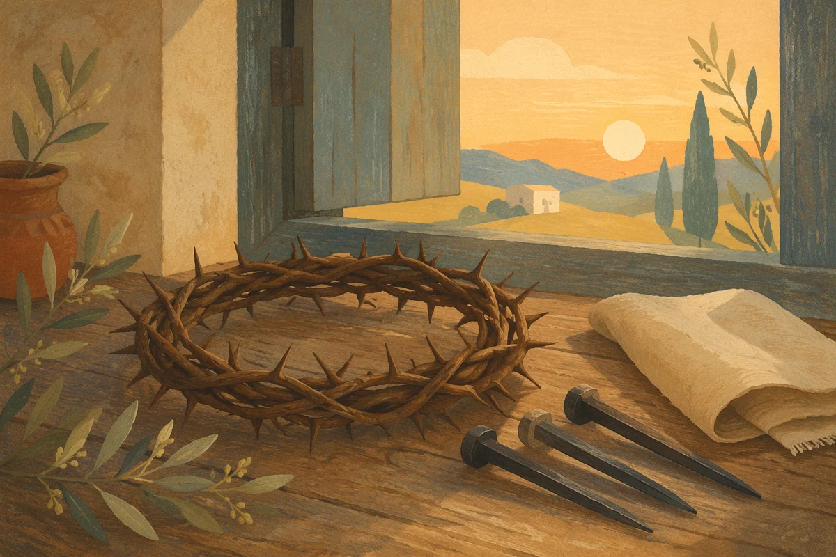Holy Week Crown of Thorns and Nails