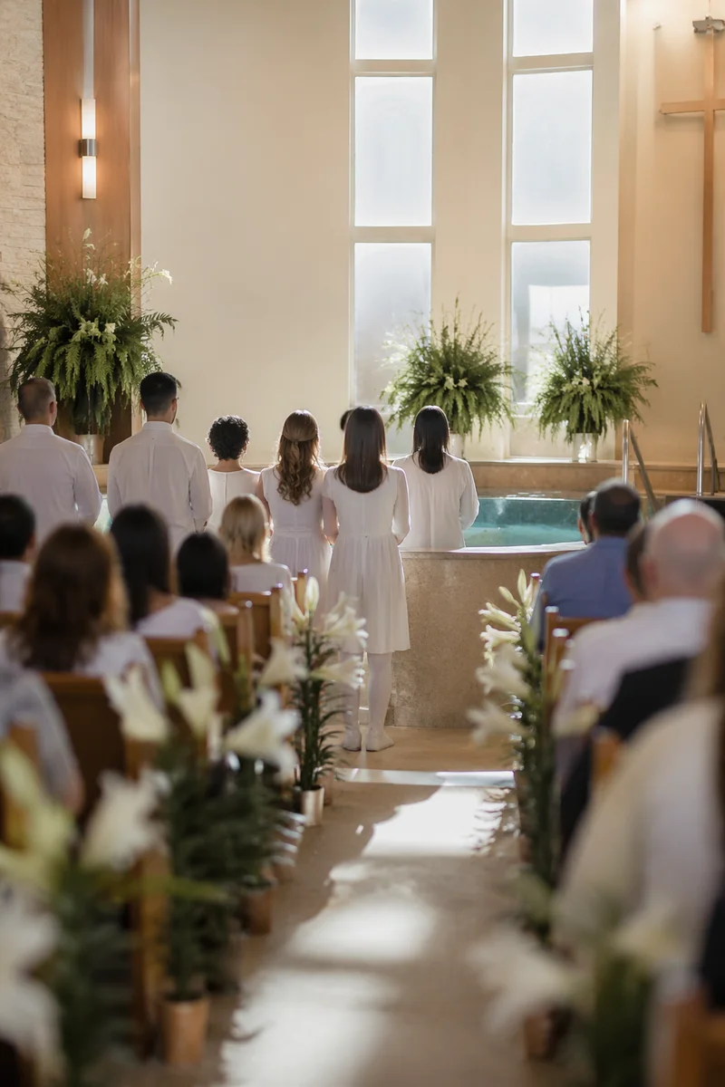 Easter Baptism Celebration for New Believers