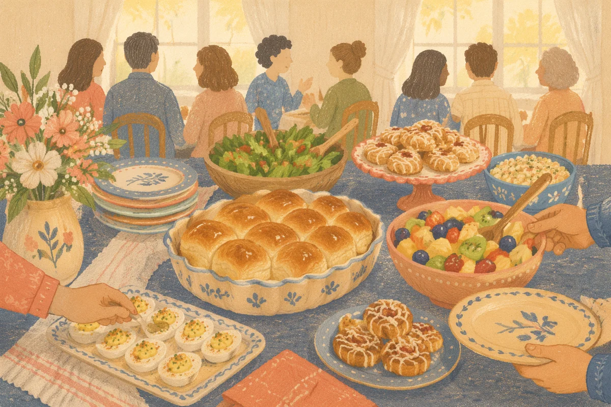 Easter Brunch Fellowship in Church Hall