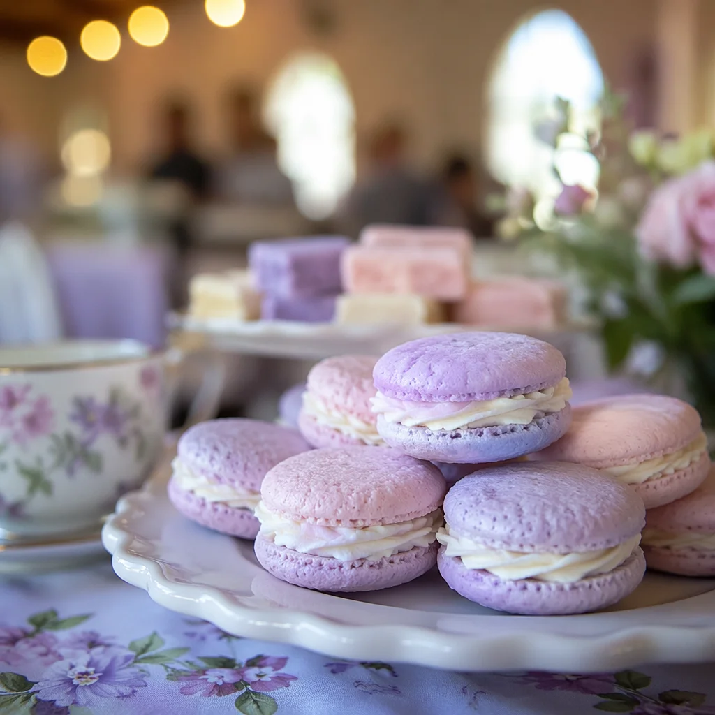 Easter Brunch Cookies in Church Fellowship Hall