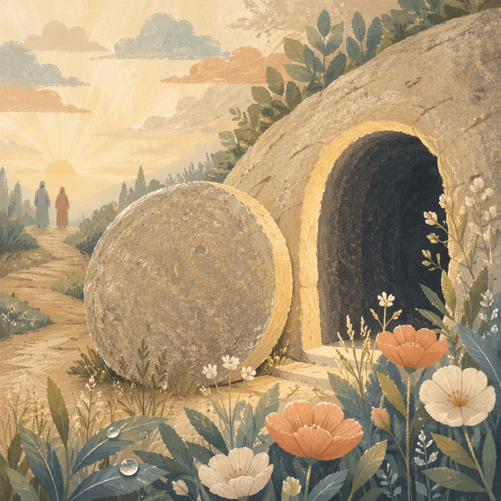Empty Tomb at Spring Dawn