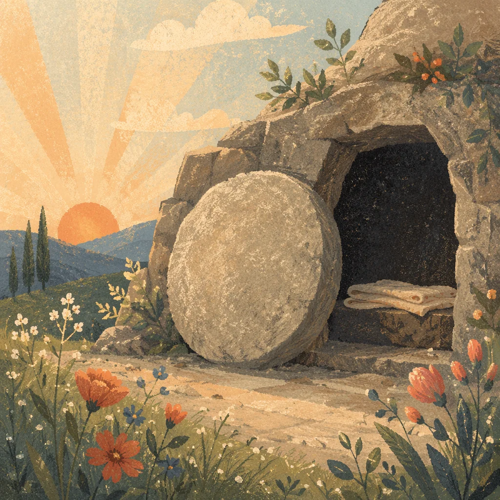 Empty Tomb at Easter Sunrise