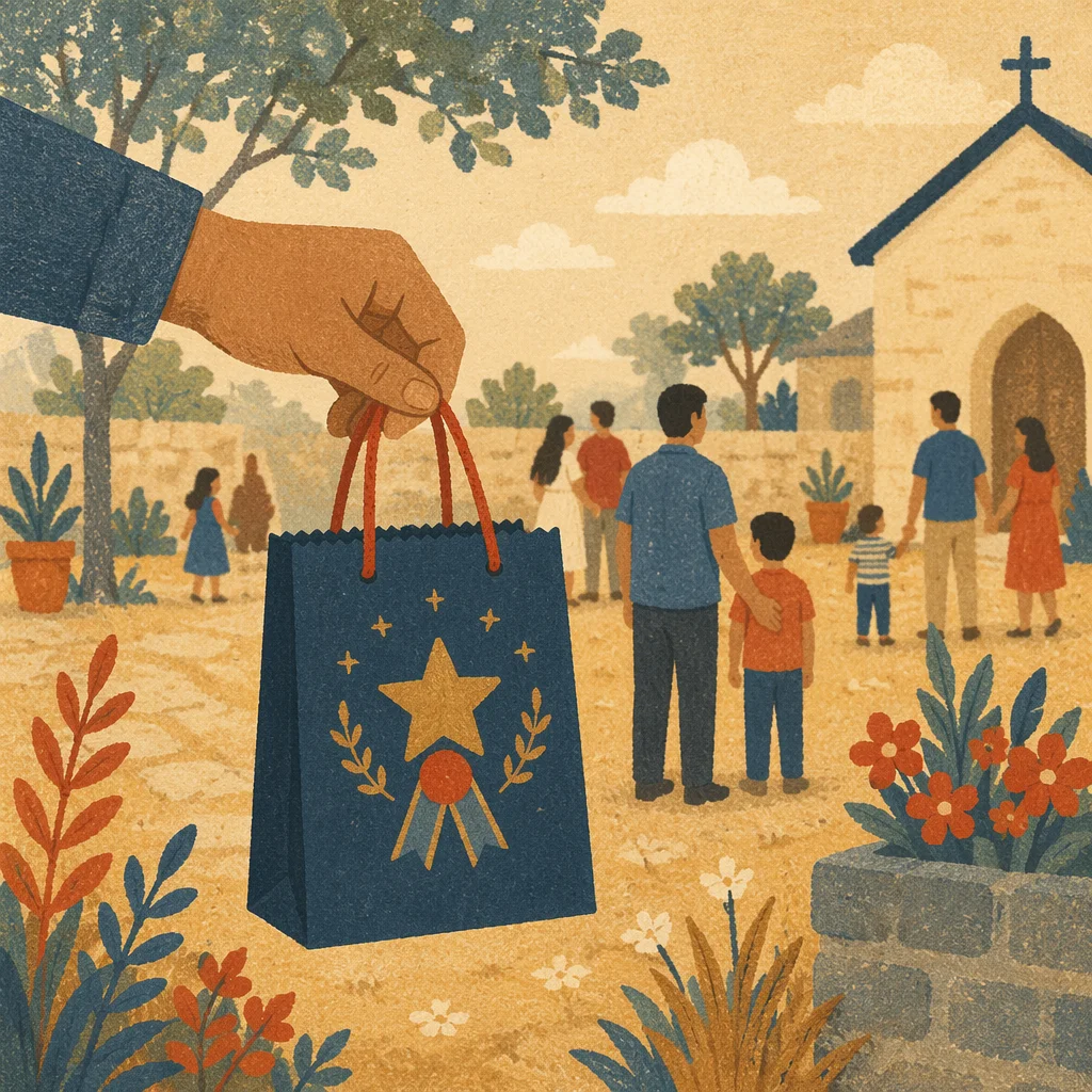 Father's Day Gift Bag at Church Gathering