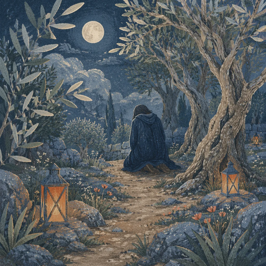 Gethsemane Olive Grove Night Vigil