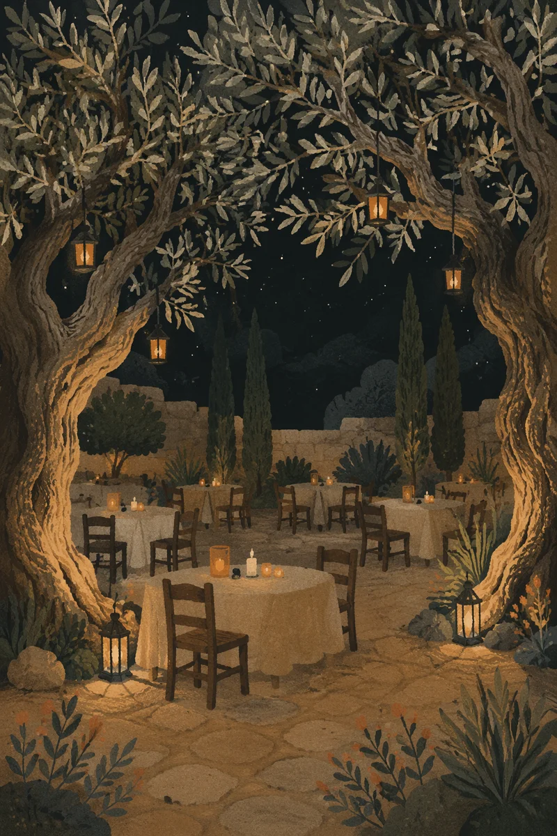 Night Prayer Vigil in Olive Garden