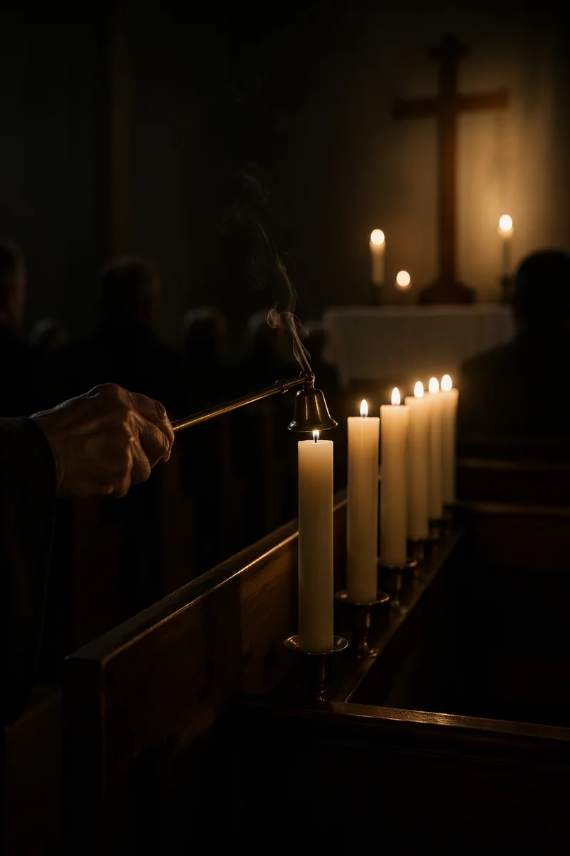 Good Friday Tenebrae Candle Extinguishing Service