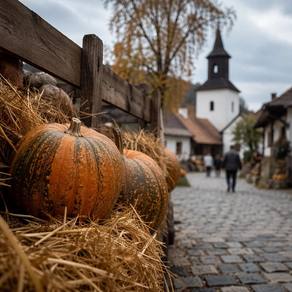 Autumn Harvest Pumpkins by Village Church