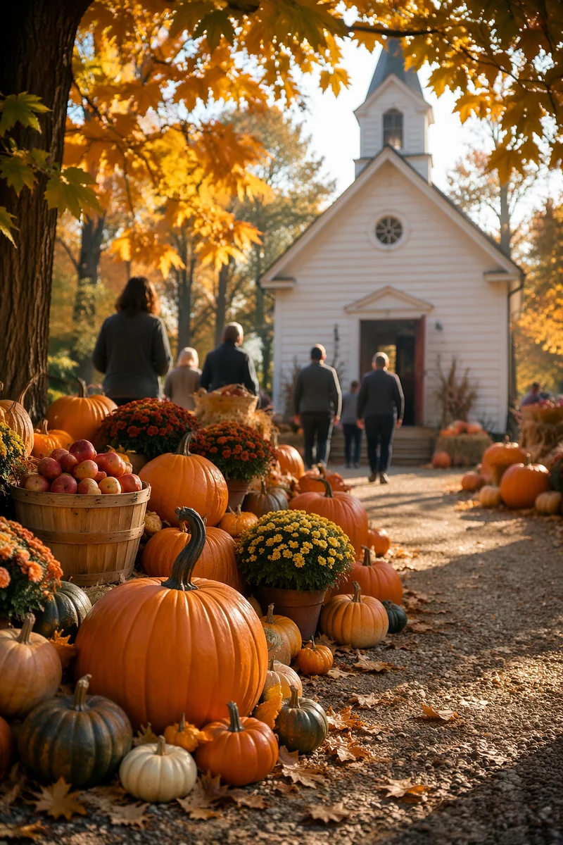 Autumn Harvest Festival at Wooden Chapel