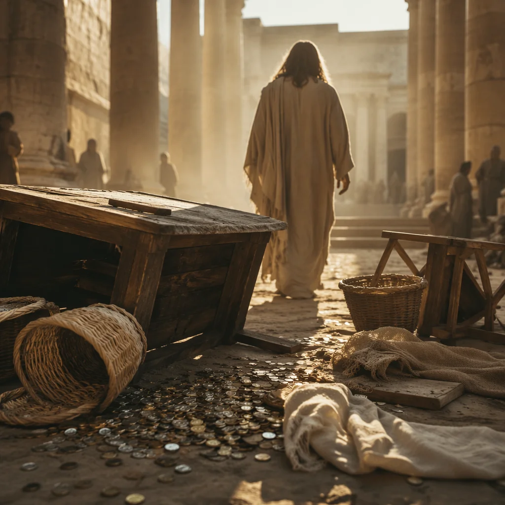 Holy Monday Temple Cleansing at Dawn