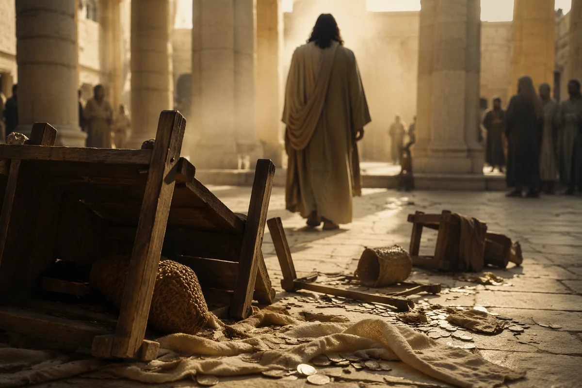 Holy Monday Temple Cleansing at Dawn