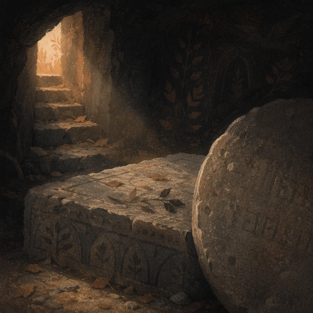 Holy Saturday Sealed Tomb in Darkness