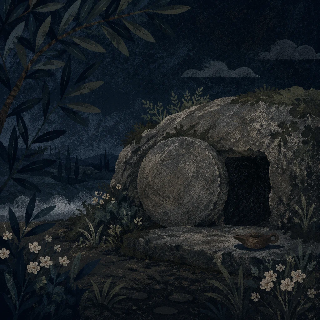 Holy Saturday Sealed Tomb at Predawn