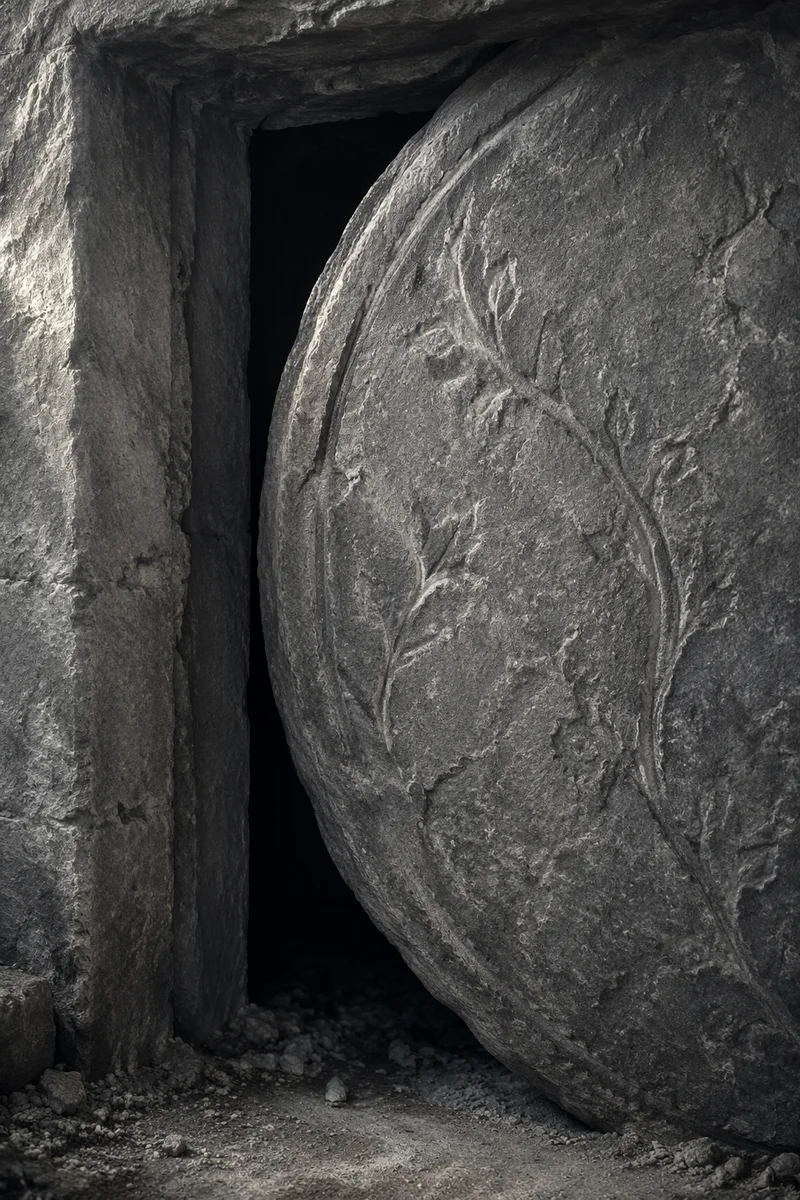 Holy Saturday Sealed Stone Tomb