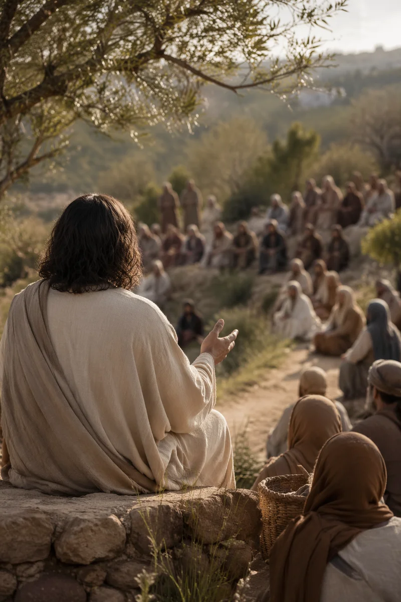 Holy Tuesday Parables on a Sunlit Hillside