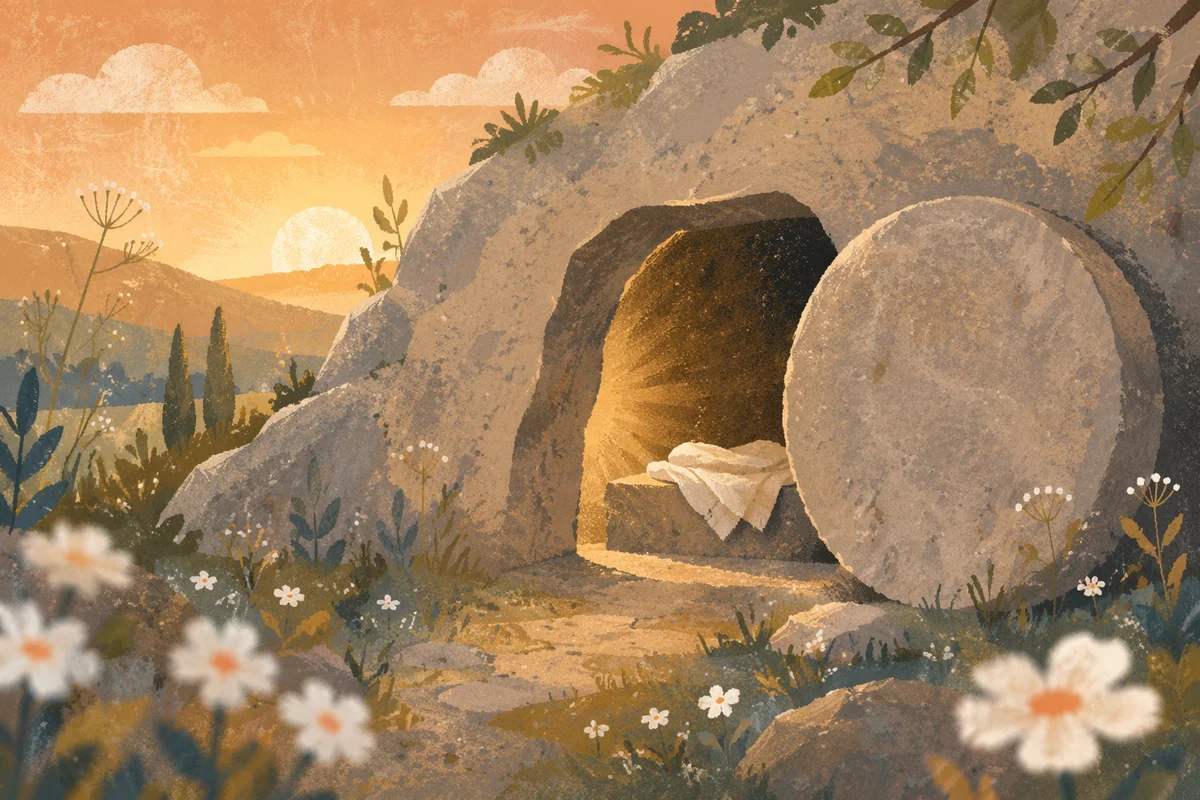Empty Tomb at Easter Sunrise