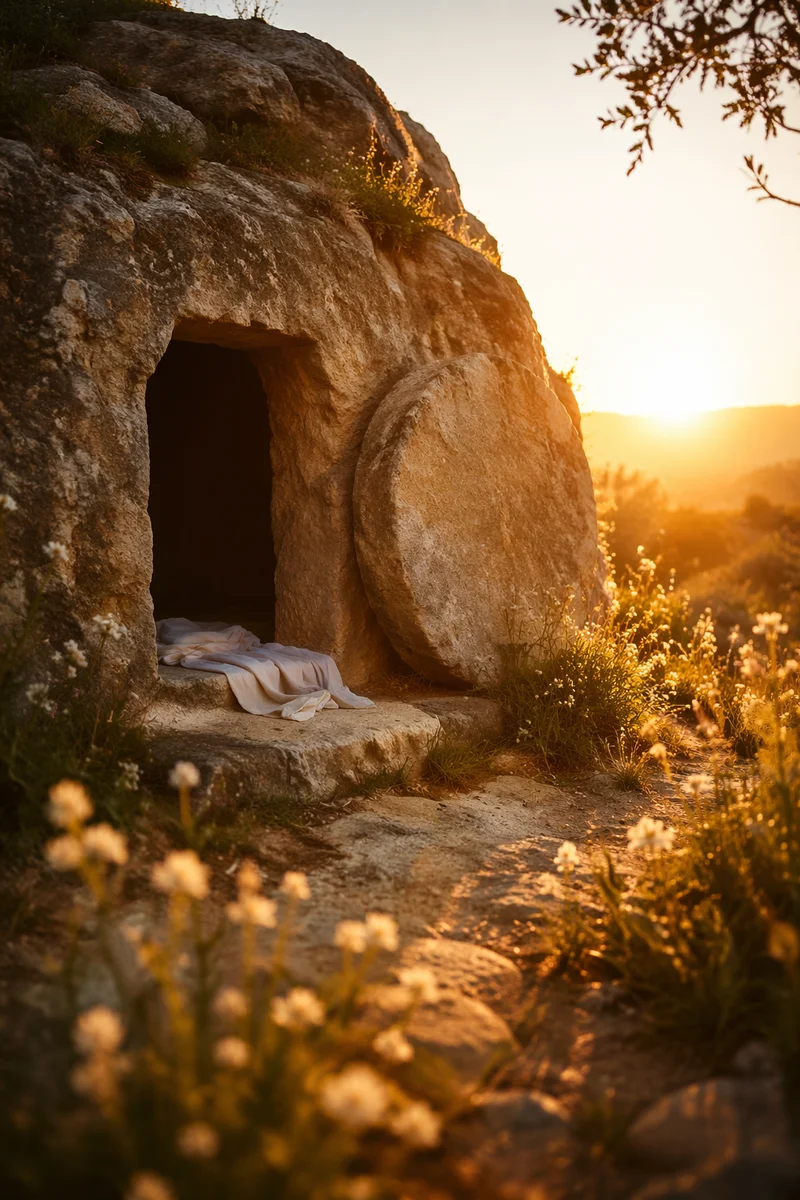 Empty Tomb at Easter Sunrise