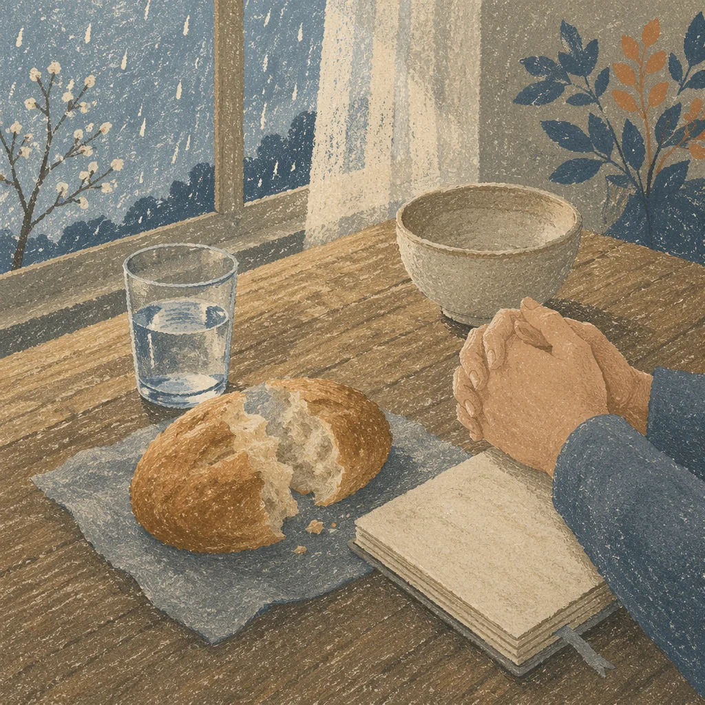 Quiet Lenten Bread and Water Prayer
