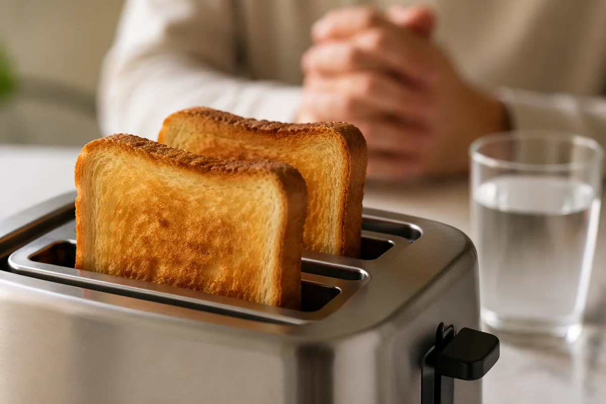Lent Fasting Bread Water Prayer Scene