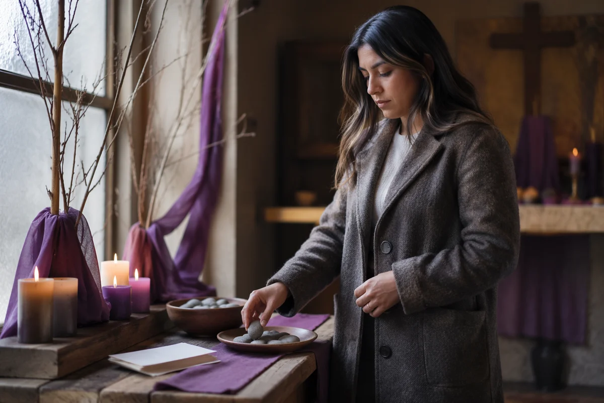 Lenten Prayer Station in Side Chapel
