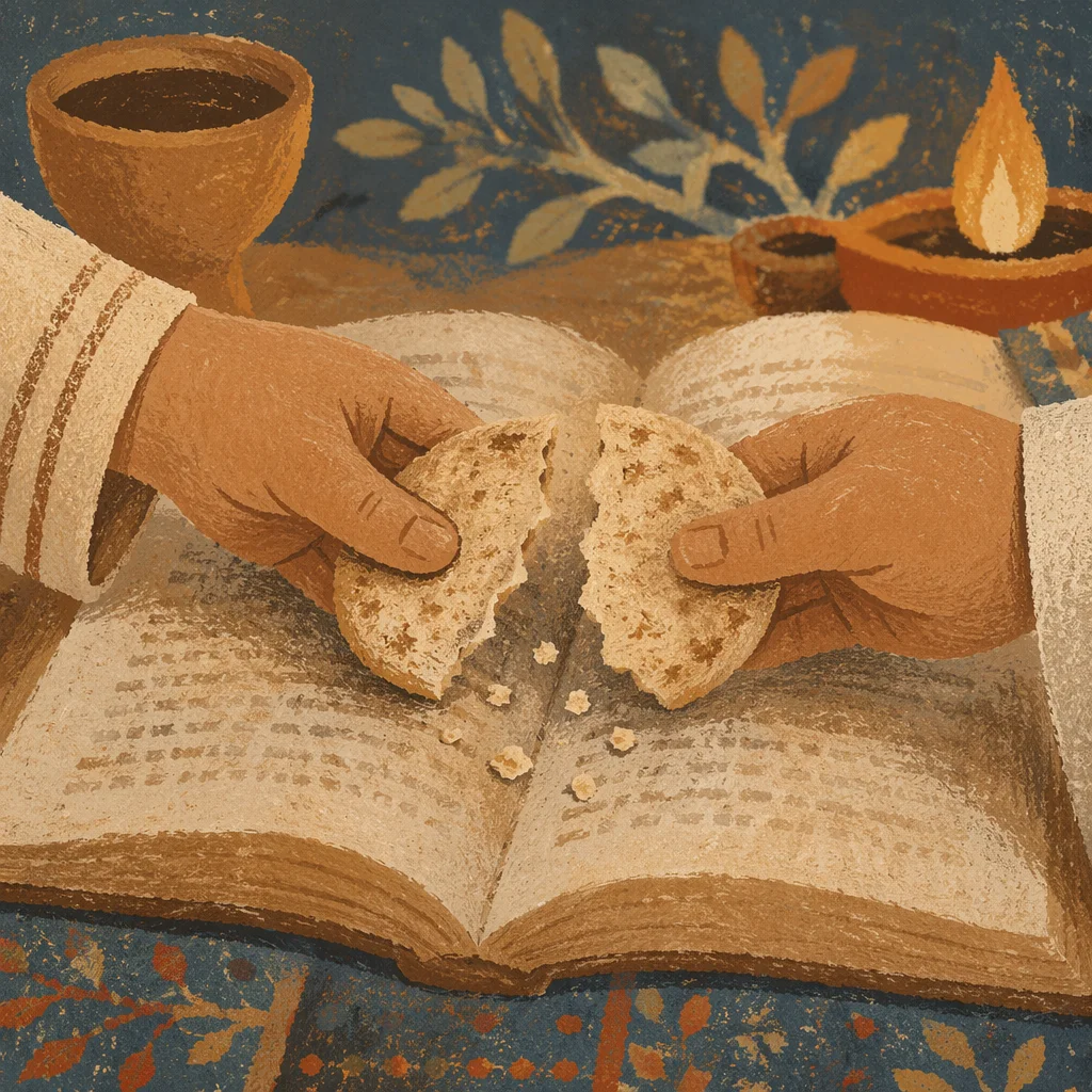 Maundy Thursday Communion Bread Breaking