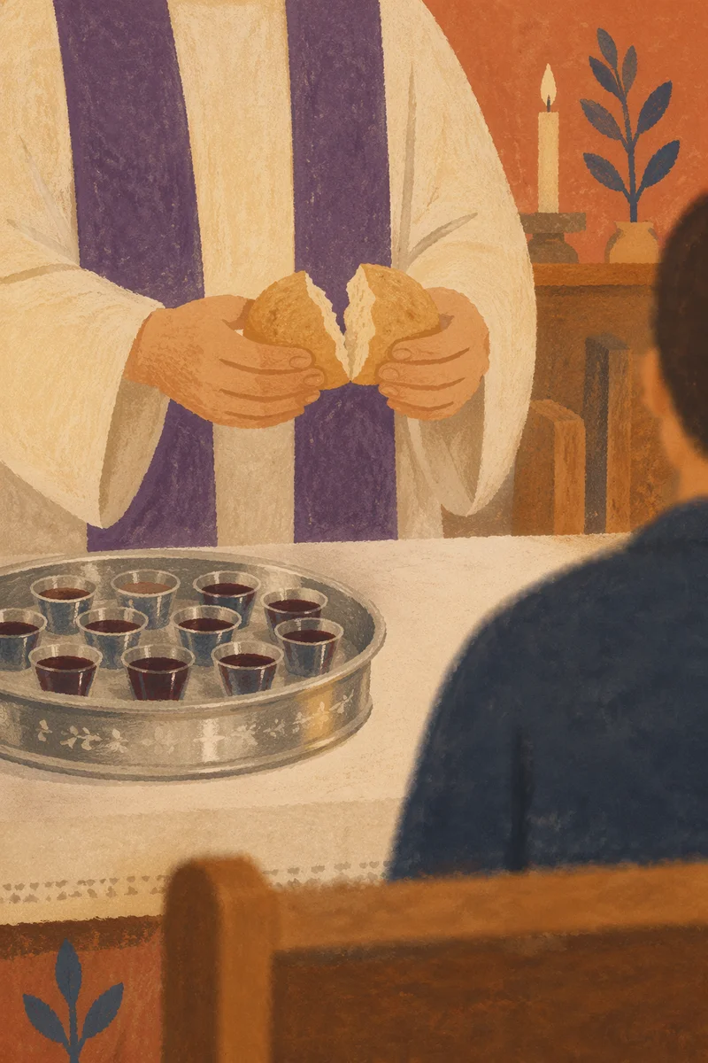 Maundy Thursday Communion Bread Breaking