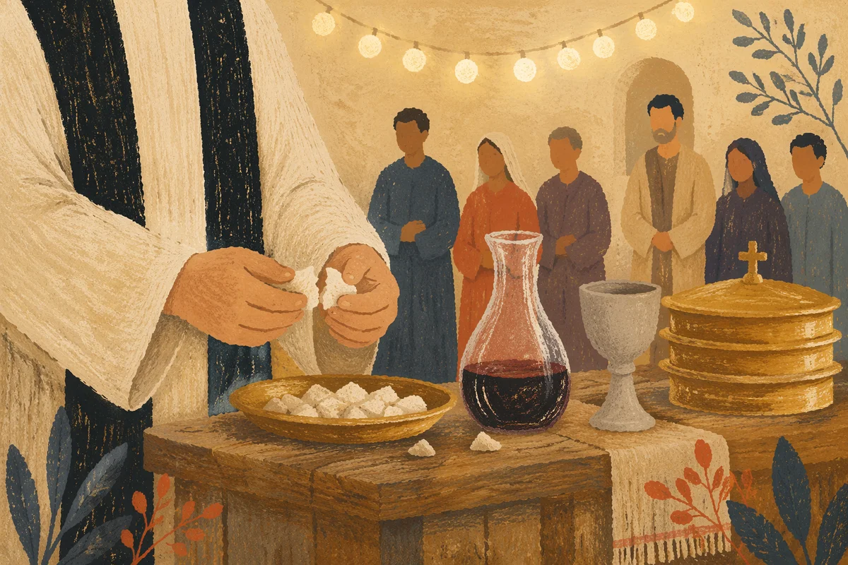 Maundy Thursday Communion Bread Breaking