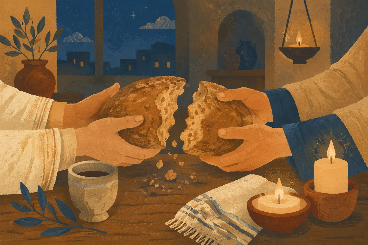 Maundy Thursday Communion Bread Breaking