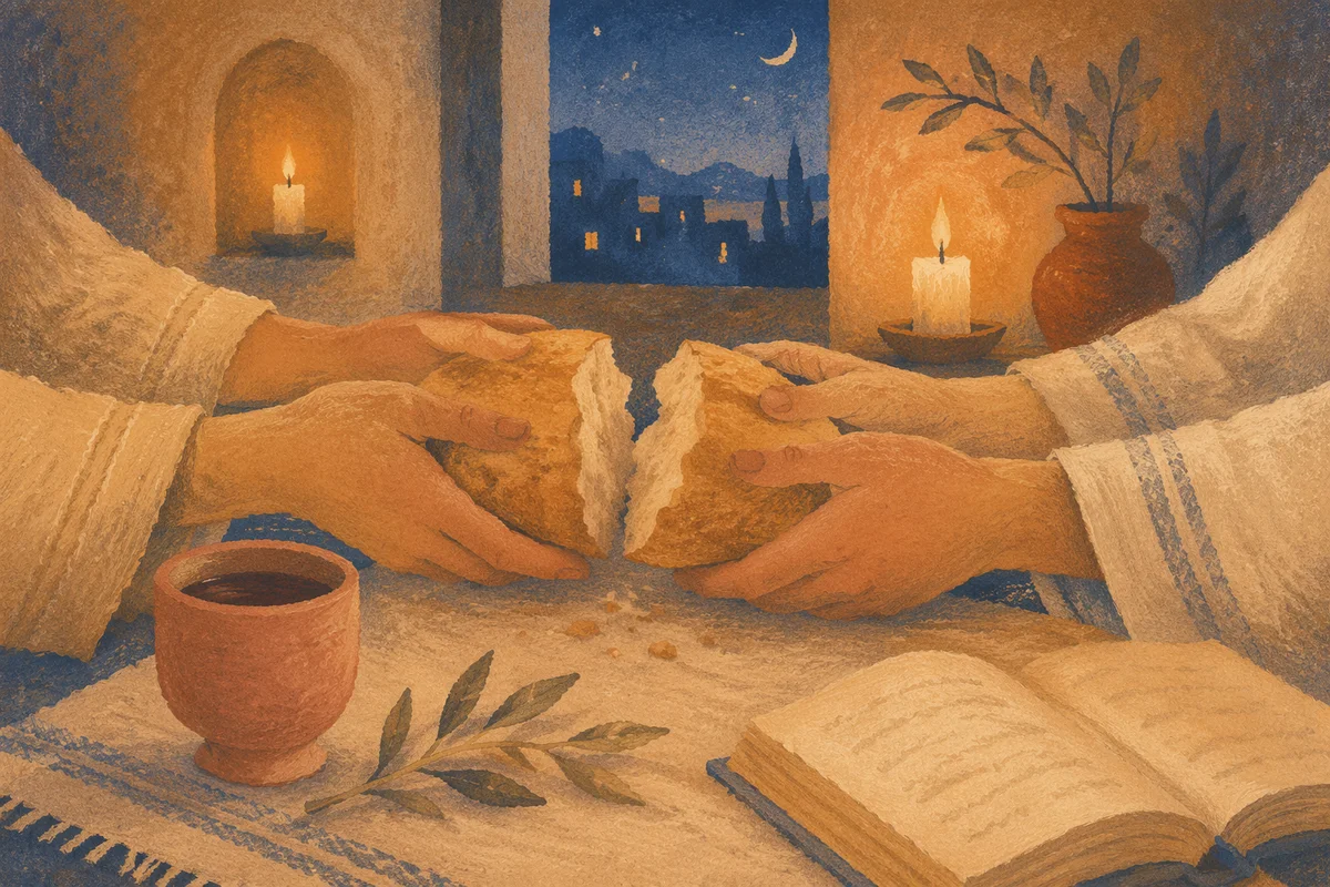 Maundy Thursday Communion Bread Breaking