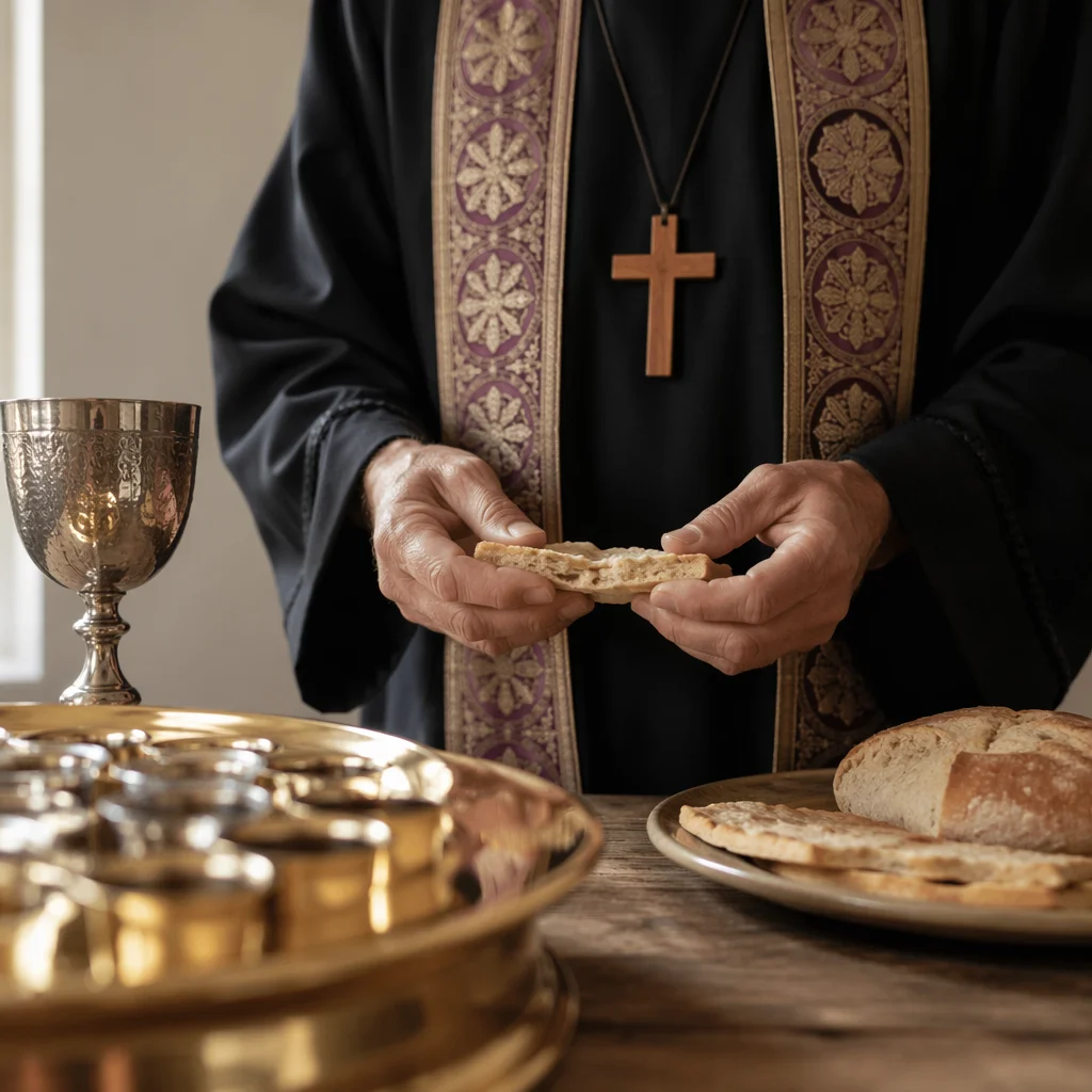 Maundy Thursday Communion Bread Breaking