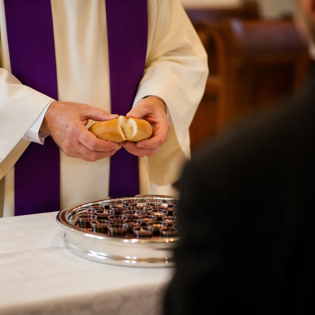 Maundy Thursday Communion Bread Breaking