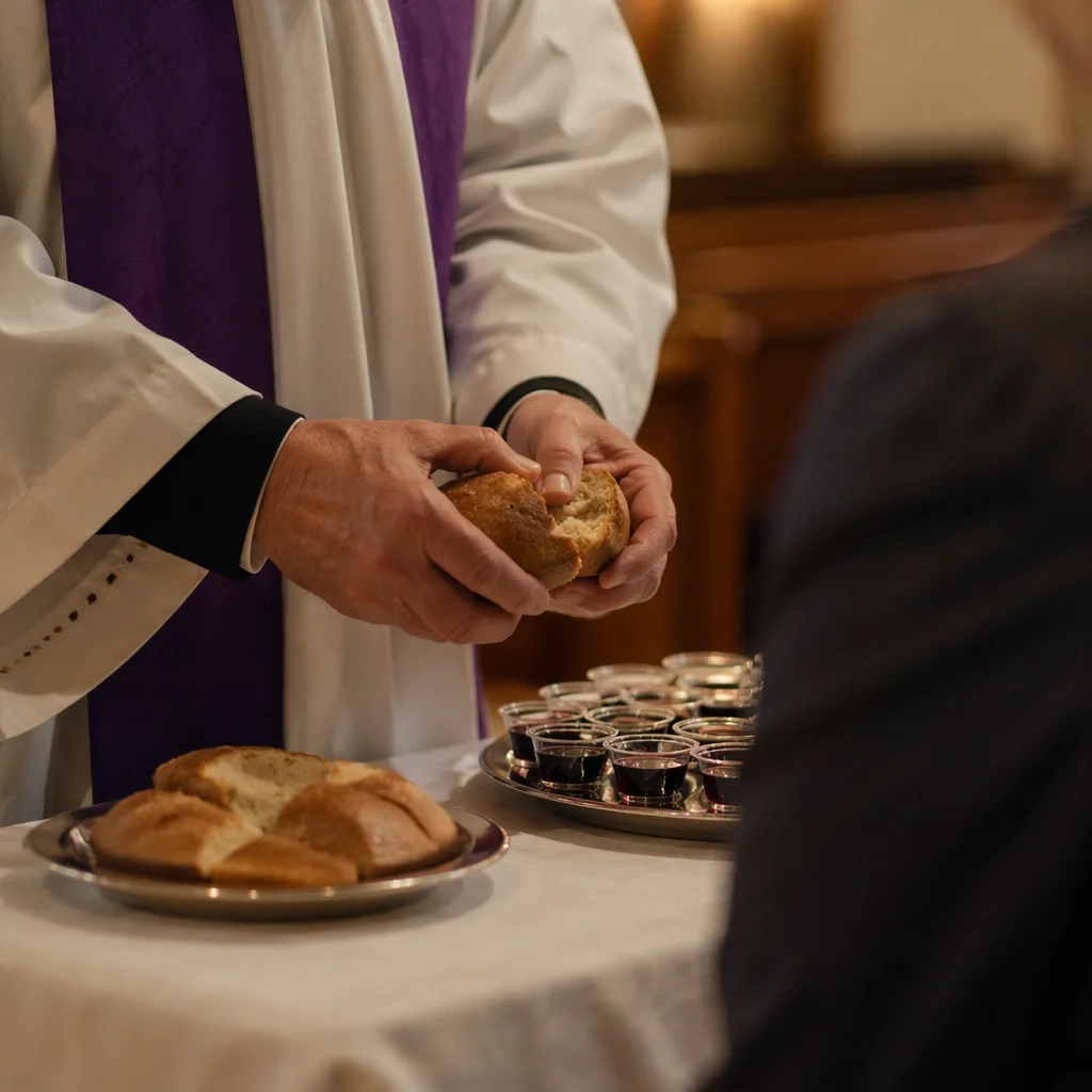 Maundy Thursday Communion Bread Breaking