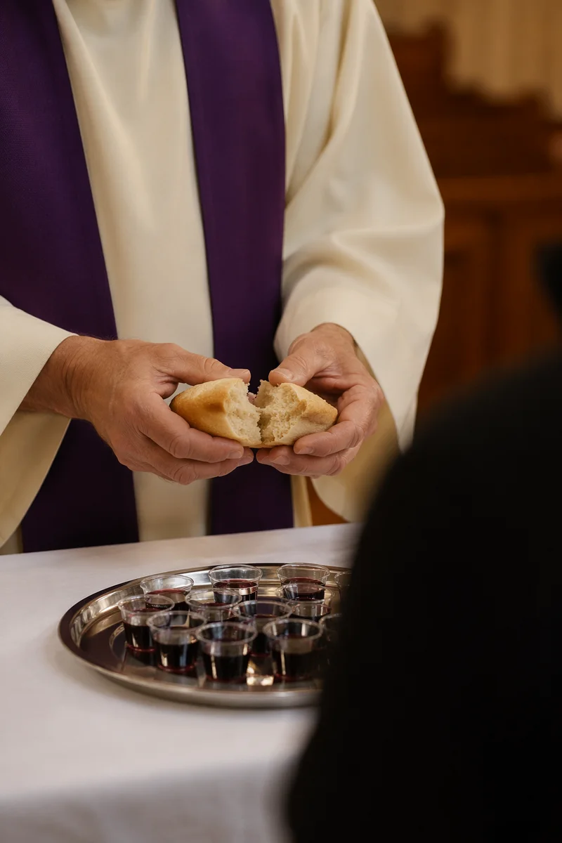 Maundy Thursday Communion Bread Breaking