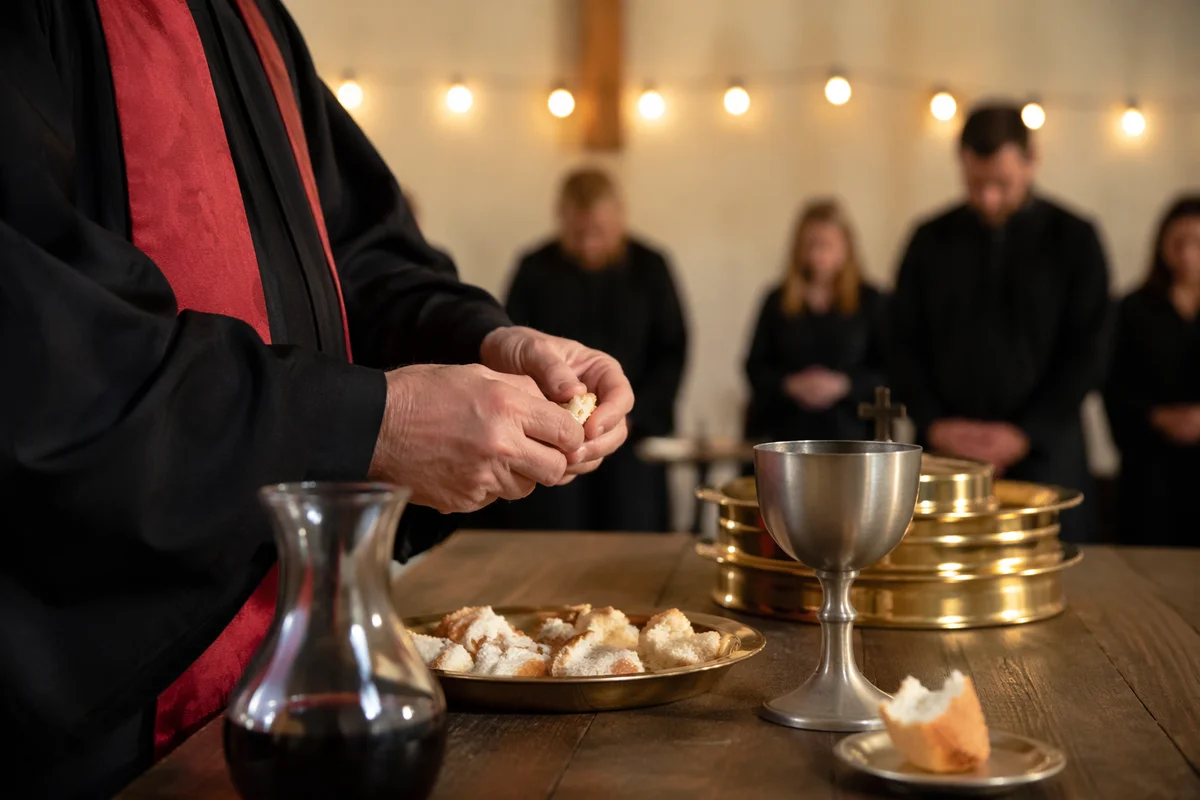 Maundy Thursday Communion Bread Breaking
