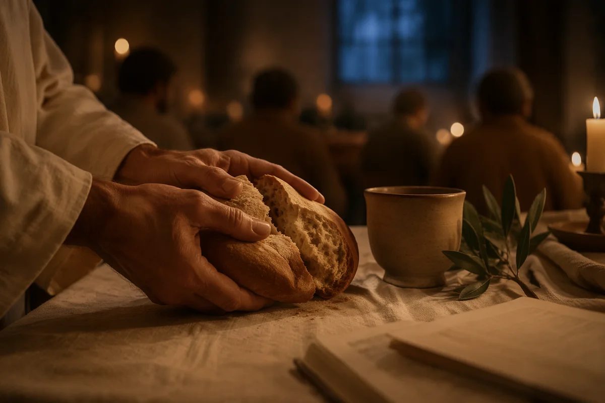 Maundy Thursday Communion Bread Breaking