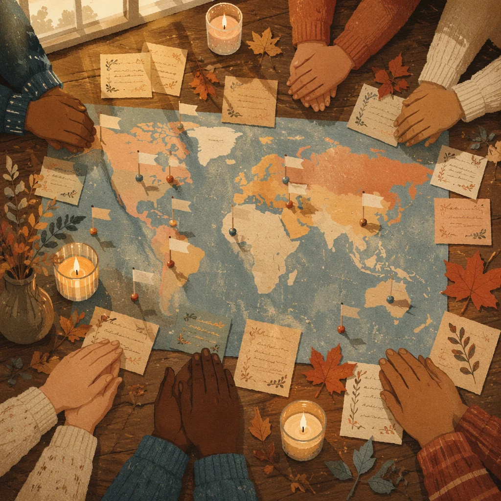 Missions Sunday Prayer Map Gathering