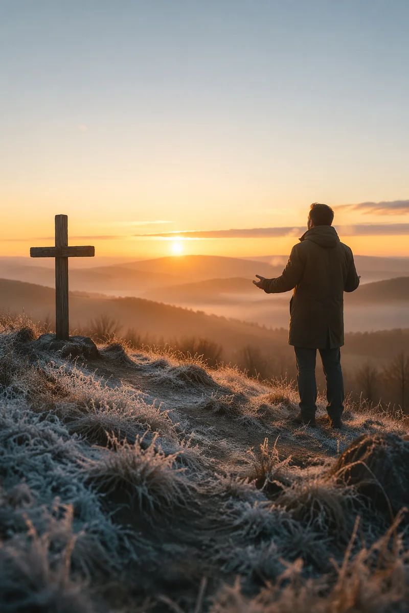 New Year Sunrise Prayer at Countryside Cross
