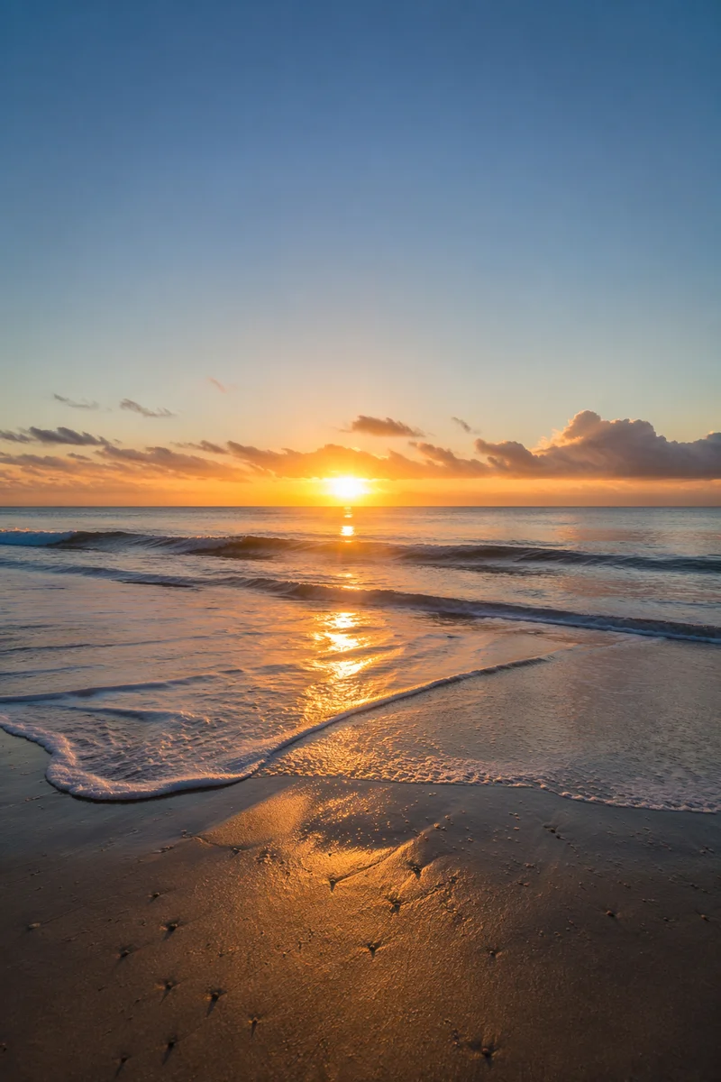 Coastal New Year Sunrise Fresh Start