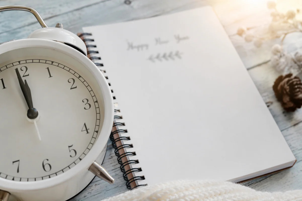 New Year Sunrise Planner and Alarm Clock