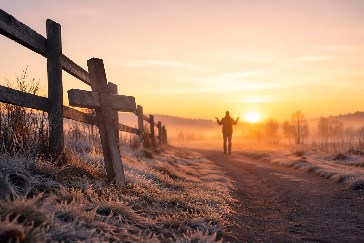 New Year Sunrise Prayer by Countryside Cross