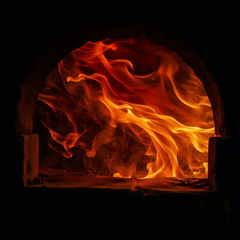 Pentecost Flames and Wind in Darkness