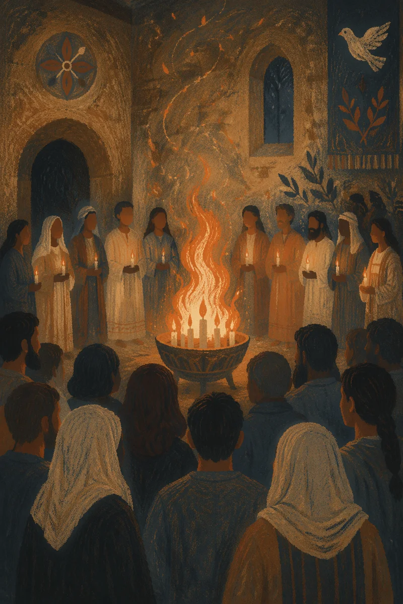 Pentecost Flame and Wind Chapel Vigil