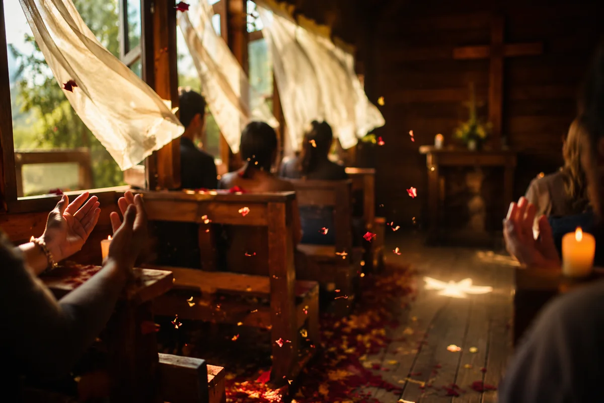 Pentecost Prayer in a Wind Swept Chapel