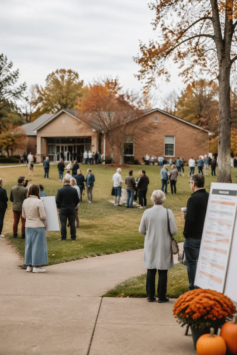 Fall Church Rally Day Lawn Gathering